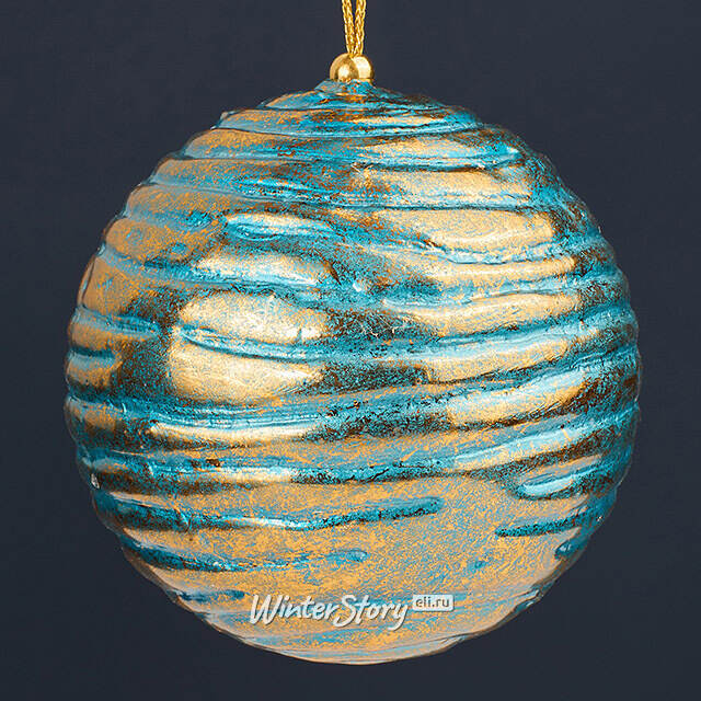 Елочный шар Nava Redonda - Аквамарин 10 см Winter Deco