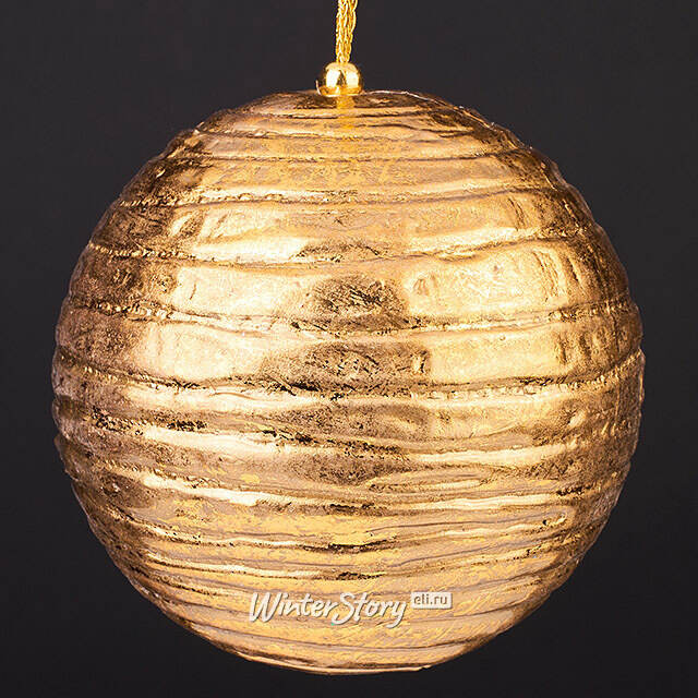 Елочный шар Nava Redonda - Золотое Руно 10 см Winter Deco