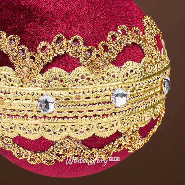 Винтажный елочный шар Villar Perosa - Лакшери 10 см Winter Deco