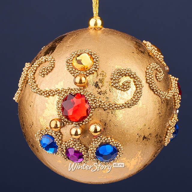 Винтажный елочный шар Balangero - Восточная Мелодия 7 см Winter Deco