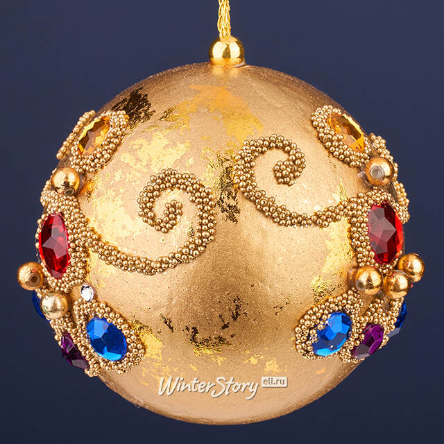 Винтажный елочный шар Balangero - Восточная Мелодия 7 см Winter Deco