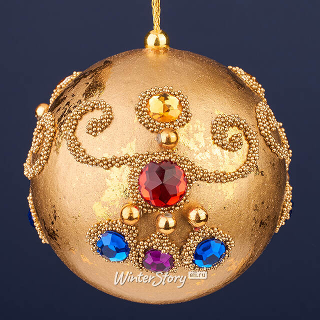 Винтажный елочный шар Balangero - Восточная Мелодия 7 см Winter Deco