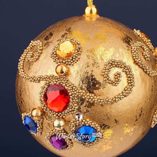 Винтажный елочный шар Balangero - Восточная Мелодия 7 см Winter Deco