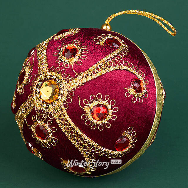 Набор винтажных елочных шаров Vallea-Makena 10 см, 6 шт Winter Deco