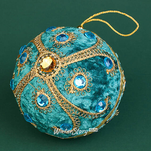 Набор винтажных елочных шаров Vallea-Makena 10 см, 6 шт Winter Deco