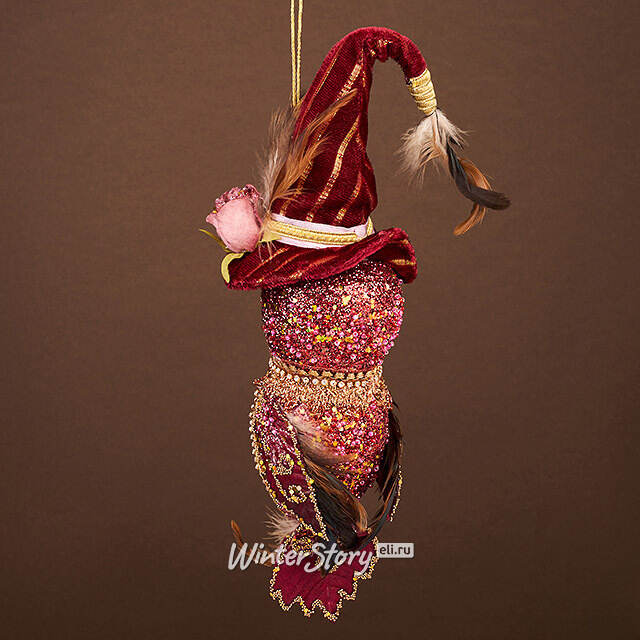 Елочная игрушка Сова Анжелина: Magic Masquerade 41 см Winter Deco