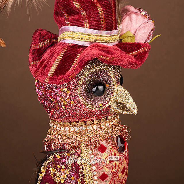 Елочная игрушка Сова Анжелина: Magic Masquerade 41 см Winter Deco