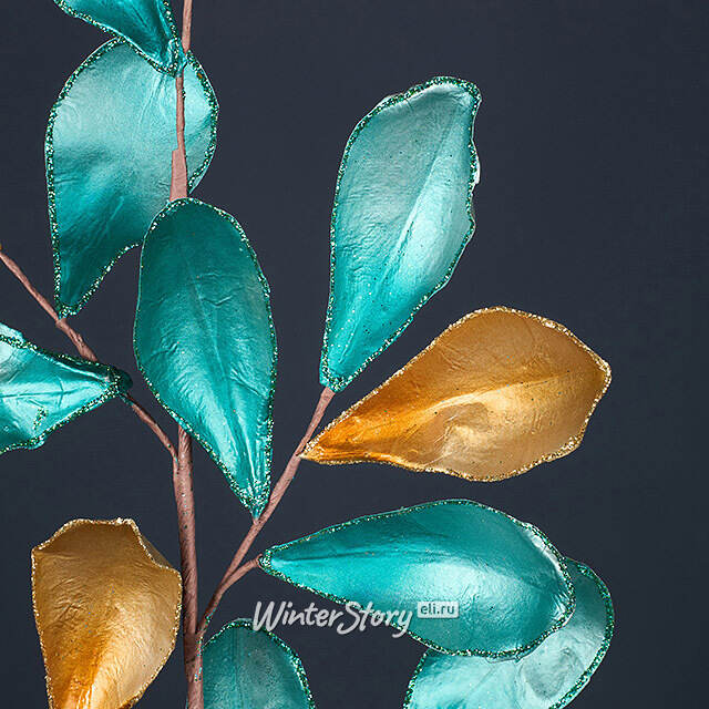 Декоративная ветка Salford Priors 80 см бирюзовая Winter Deco