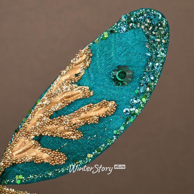 Елочная игрушка Бабочка Felinheli 18 см, клипса Winter Deco