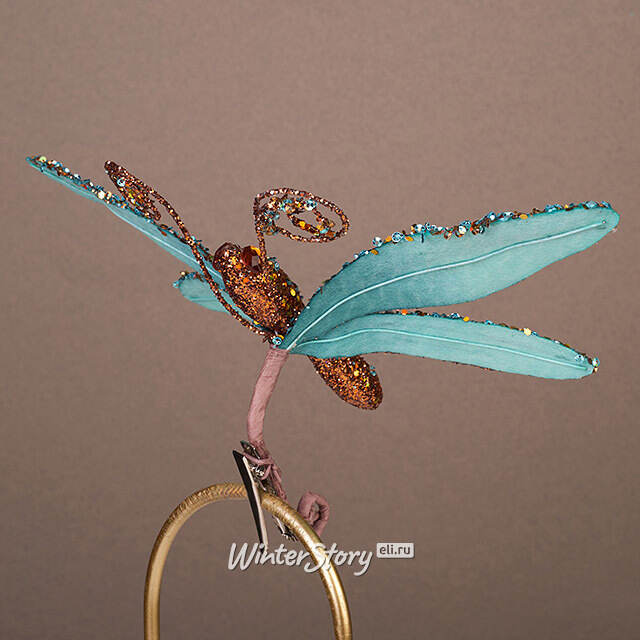 Елочная игрушка Бабочка Glendale 24 см, клипса Winter Deco