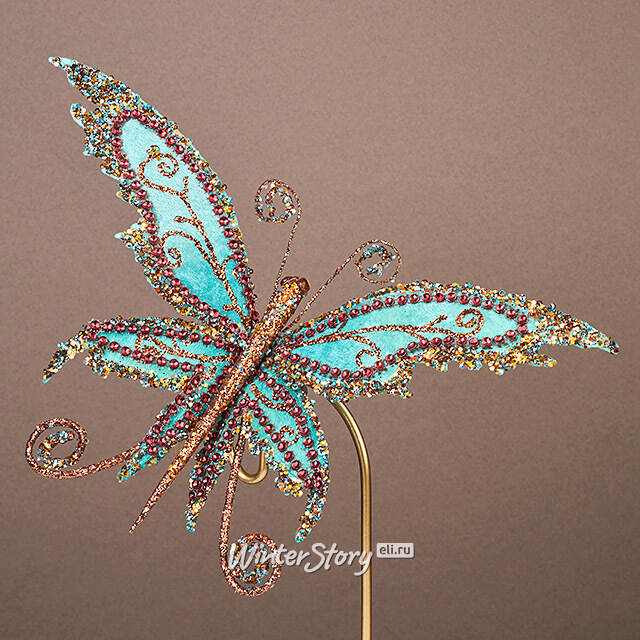 Елочная игрушка Бабочка Verona 30 см, клипса Winter Deco