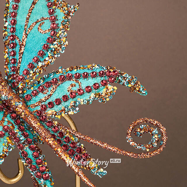 Елочная игрушка Бабочка Verona 30 см, клипса Winter Deco