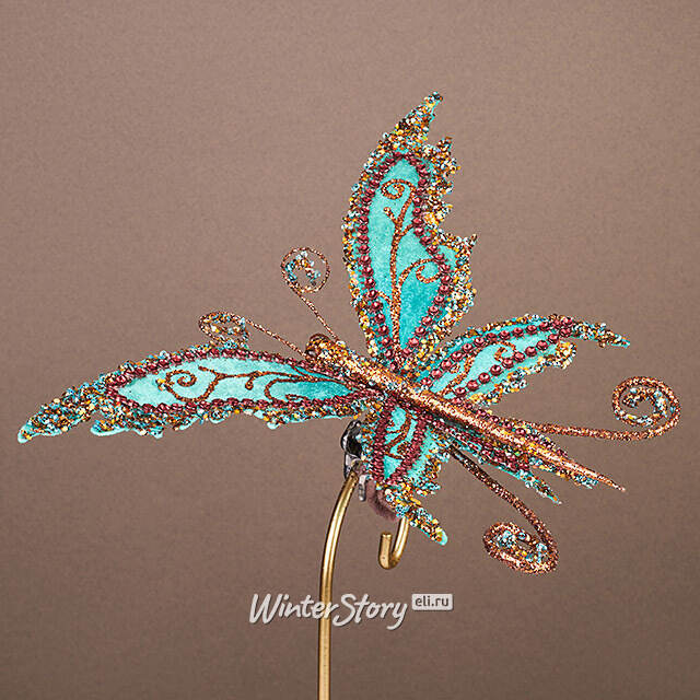 Елочная игрушка Бабочка Verona 30 см, клипса Winter Deco