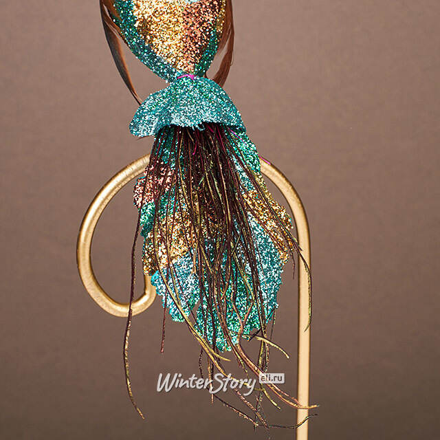 Елочная игрушка Птичка Ферндаун с Молуккских Островов 18 см, клипса Winter Deco