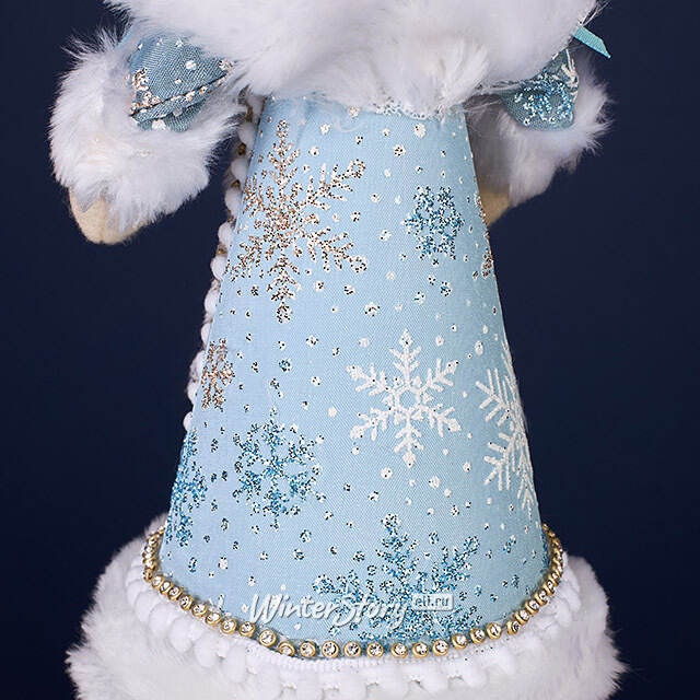 Елочная игрушка Кошка Уорсли в костюме Снегурочки 22 см Winter Deco