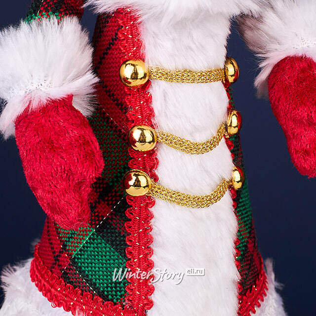 Елочная игрушка Кошка Рисби в костюме Снегурочки 29 см Winter Deco