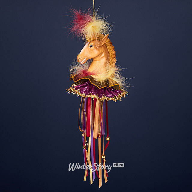 Елочная игрушка Лошадь Альбион: Belton 43 см Winter Deco