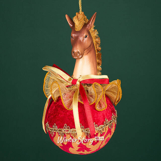 Елочная игрушка Лошадь Ребекка: Horse Ball 20 см Winter Deco
