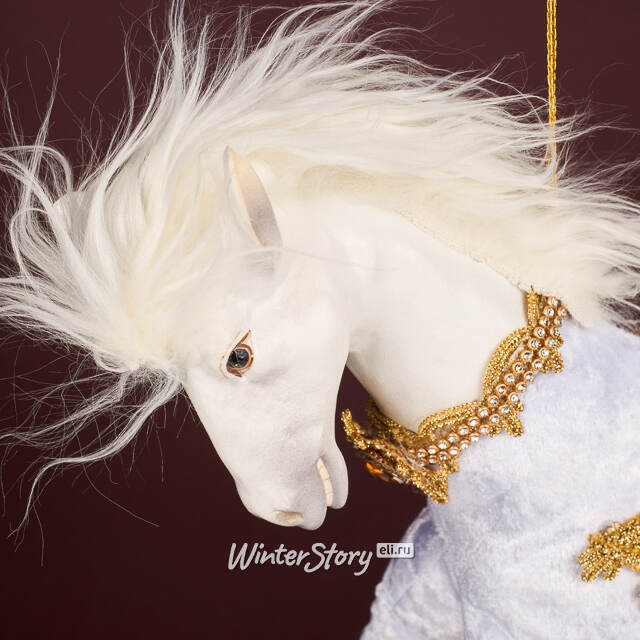 Подвесная игрушка Лошадь Джиссу - Королевство Эребор 30 см Winter Deco