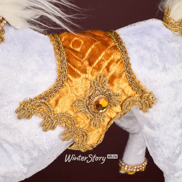 Подвесная игрушка Лошадь Джиссу - Королевство Эребор 30 см Winter Deco