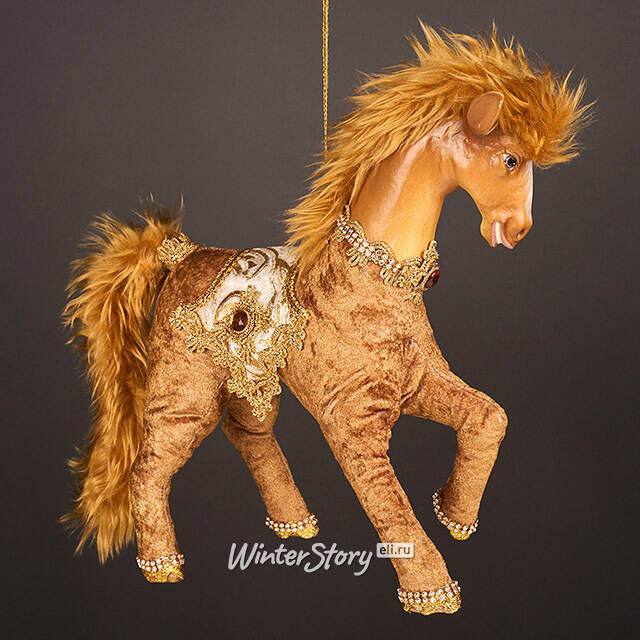 Подвесная игрушка Лошадь Васара - Королевство Эребор 30 см Winter Deco