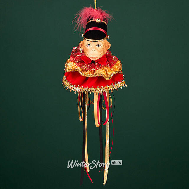 Елочная игрушка Обезьянка Олни - Carnival Monkey 43 см Winter Deco