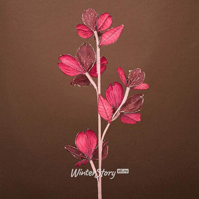 Декоративная ветка Hemel Hempstead 55 см бургунди Winter Deco