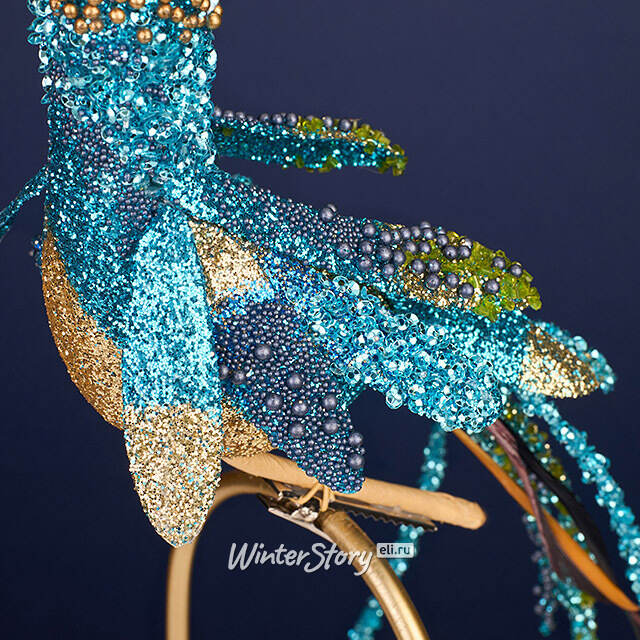 Елочная игрушка Птичка Мира: Чудесная Певунья 41 см, клипса Winter Deco