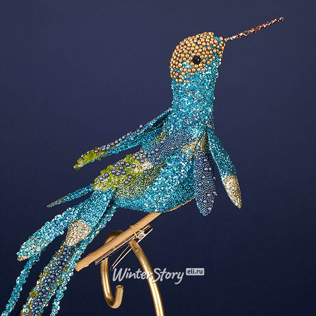 Елочная игрушка Птичка Мира: Чудесная Певунья 41 см, клипса Winter Deco