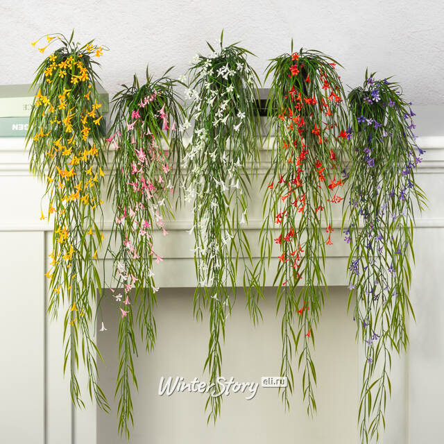 Подвесной искусственный цветок Патели-Бридж 69 см, желтый Summer Deco