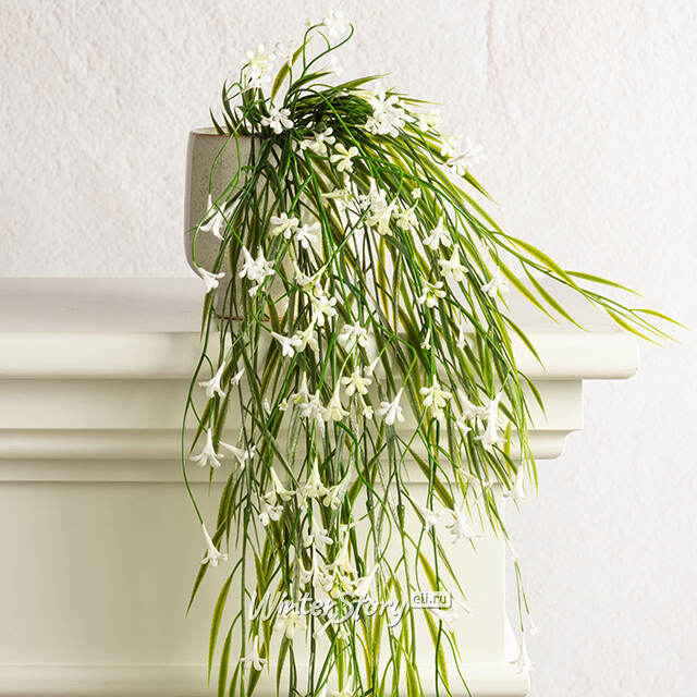 Подвесной искусственный цветок Патели-Бридж 69 см, белый Summer Deco
