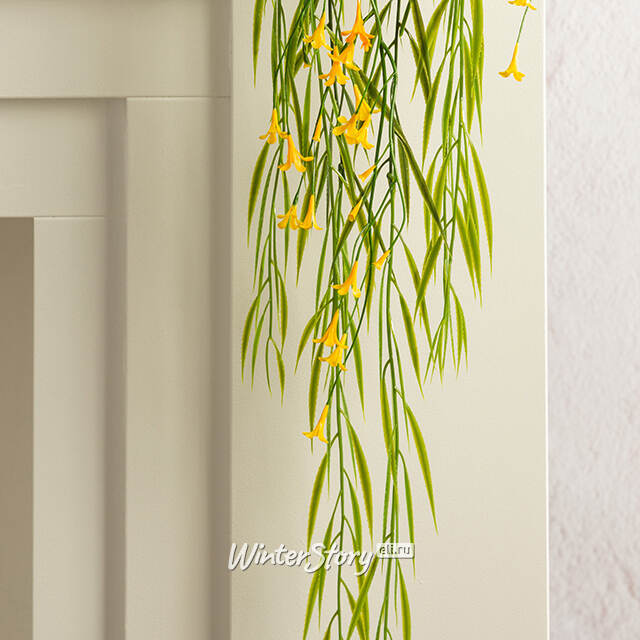 Подвесной искусственный цветок Патели-Бридж 69 см, желтый Summer Deco