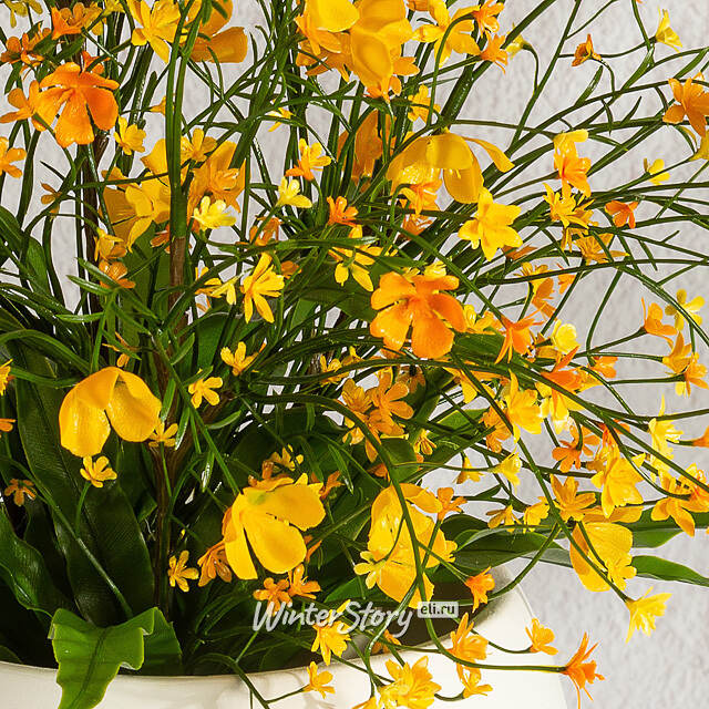 Искусственный цветок в горшке Audrey - Солнечный День 46 см Summer Deco