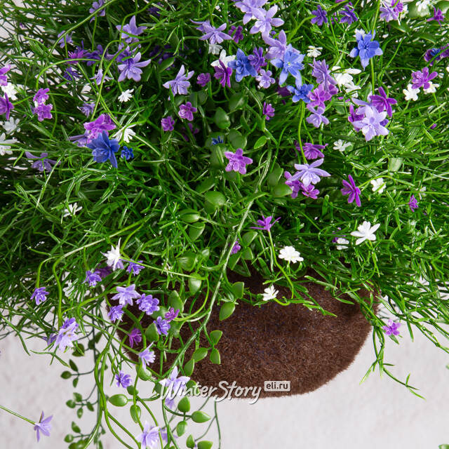 Искусственный цветок в кашпо Матера - Нежный Сонет 43 см Summer Deco