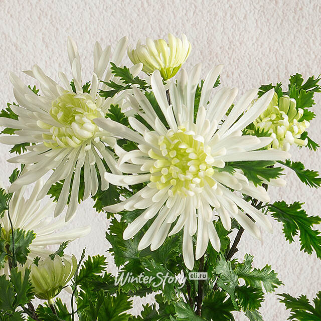 Искусственный цветок в горшке Хризантема Meltina 60 см Summer Deco