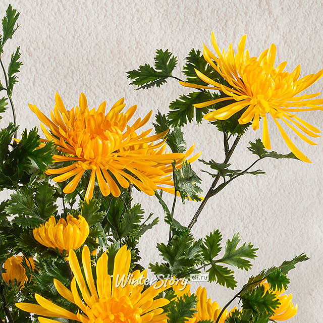 Искусственный цветок в горшке Хризантема Mentana 60 см Summer Deco