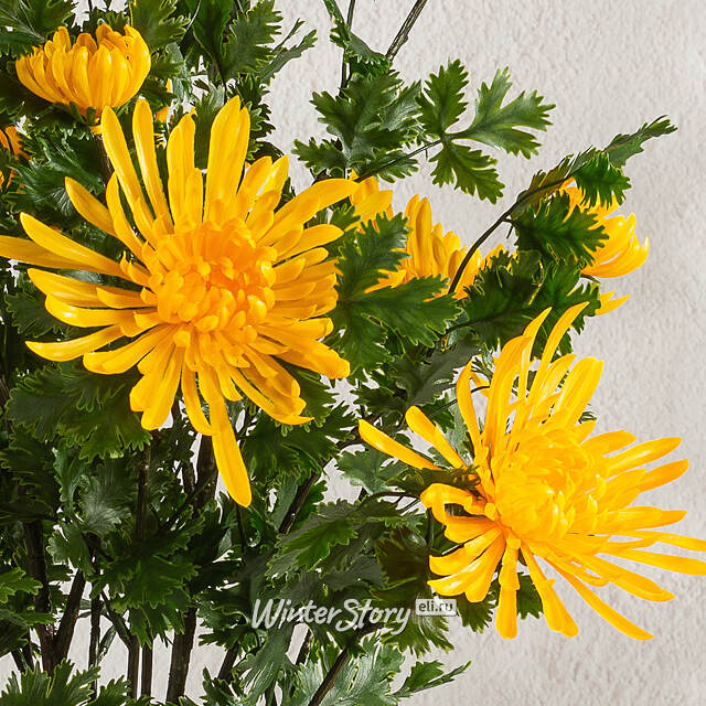 Искусственный цветок в горшке Хризантема Mentana 60 см Summer Deco