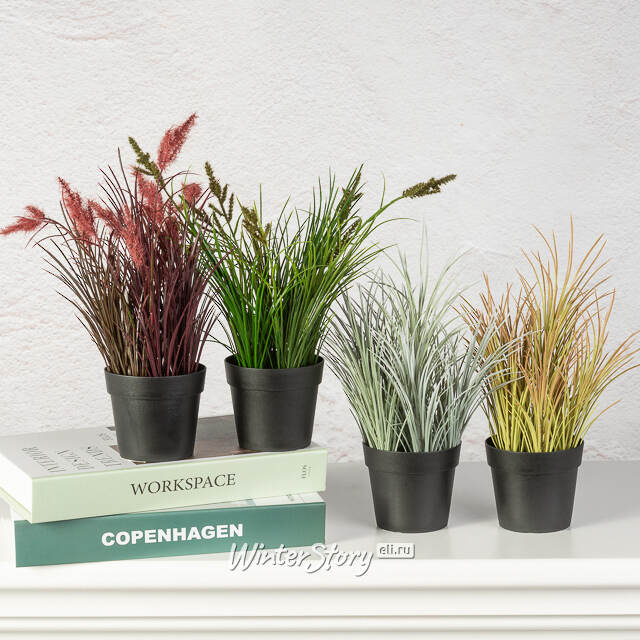 Искусственное растение в горшке Акорус - Braunton 26 см Summer Deco