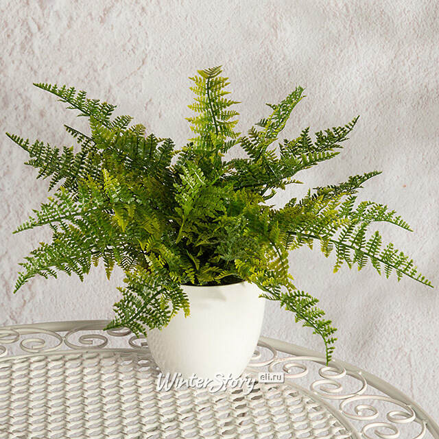 Искусственный цветок в горшке Папоротник - Glastonbury 28 см Summer Deco