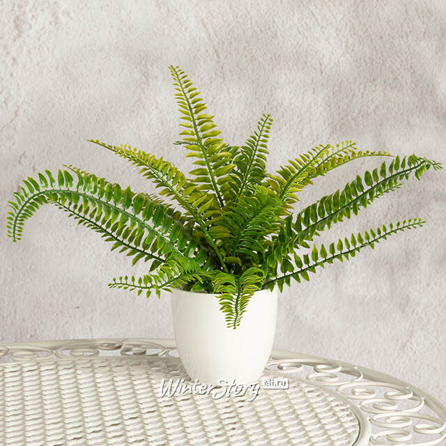 Искусственный цветок в горшке Папоротник - Taranto 26 см Summer Deco
