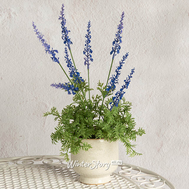 Искусственный цветок в горшке Лаванда - Markinch 39 см Summer Deco