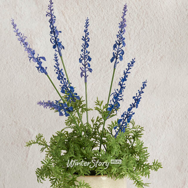 Искусственный цветок в горшке Лаванда - Markinch 39 см Summer Deco