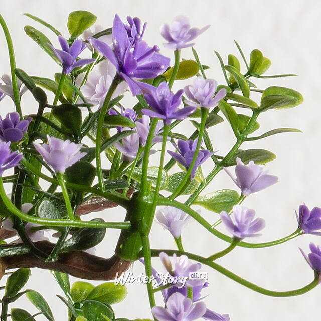 Искусственный Бонсай Цукуйоми 13 см фиолетовый Summer Deco