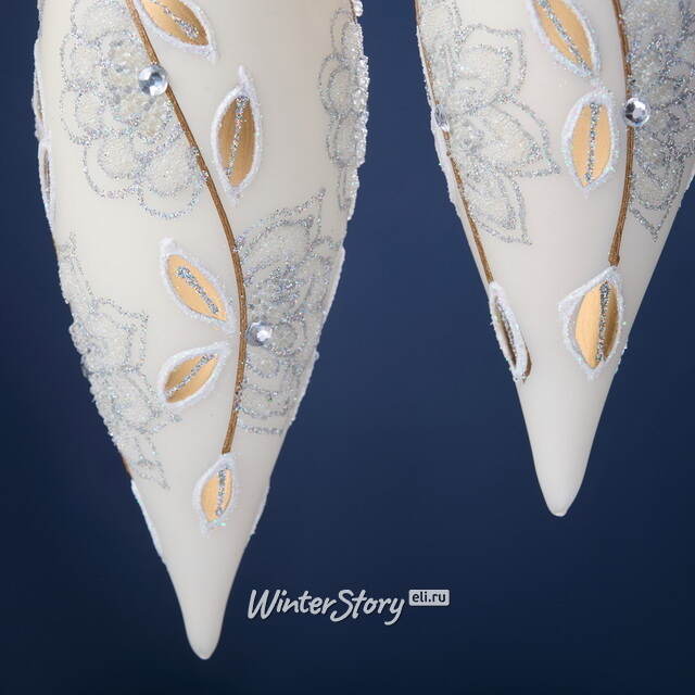 Елочные игрушки Lussuoso Fanagoria 21 см, 4 шт, стекло Winter Deco