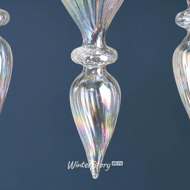 Елочные игрушки Fiume-Veneto: Barishano 17 см, 3 шт, стекло Winter Deco