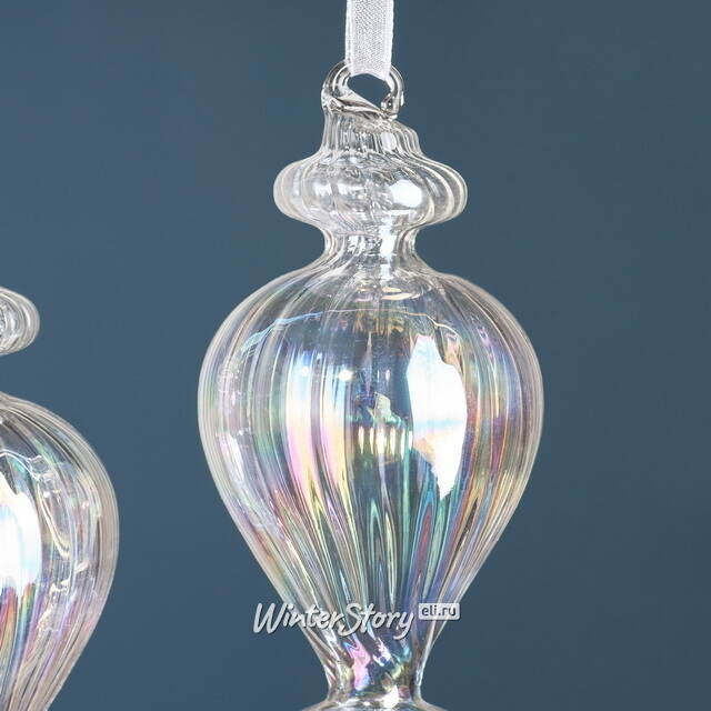 Елочные игрушки Fiume-Veneto: Barishano 17 см, 3 шт, стекло Winter Deco