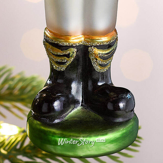 Елочная игрушка Барабанщик Уильям из королевства Дрейкерк 18 см, стекло Winter Deco