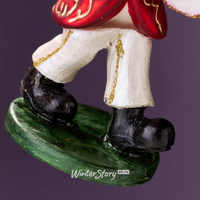 Елочные игрушки Гвардейцы - Барабанщики из Элдории 13 см, 2 шт, стекло Winter Deco