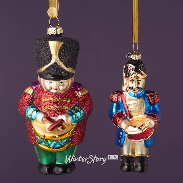 Елочные игрушки Гвардейцы из королевства Элдкил 13 см, 2 шт, стекло Winter Deco