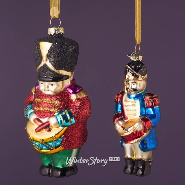 Елочные игрушки Гвардейцы из королевства Элдкил 13 см, 2 шт, стекло Winter Deco